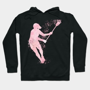 Lacrosse Girl Player | Colorful Watercolor Hoodie